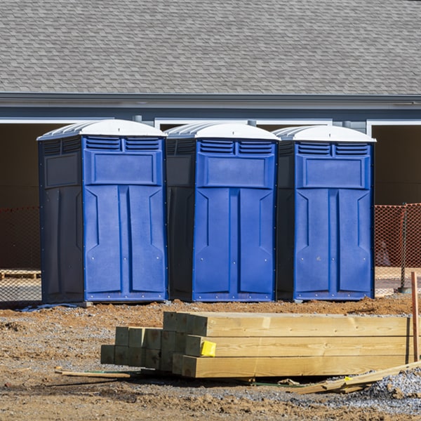 how can i report damages or issues with the porta potties during my rental period in Mead Oklahoma